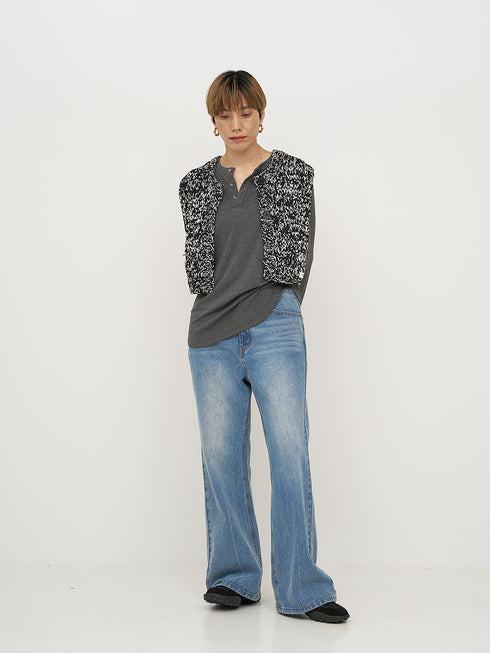 【 予約:11月中旬 】LOOSE FIT FLARE PT /Y254-31131